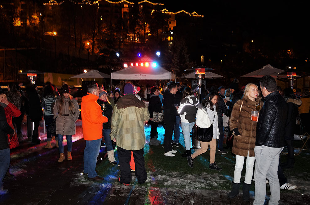 Möet Chandon festa aprés ski