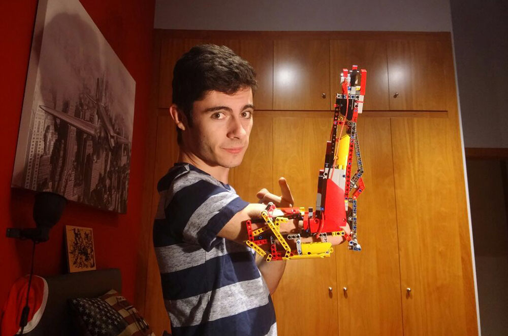 David Aguilar amb Lego
