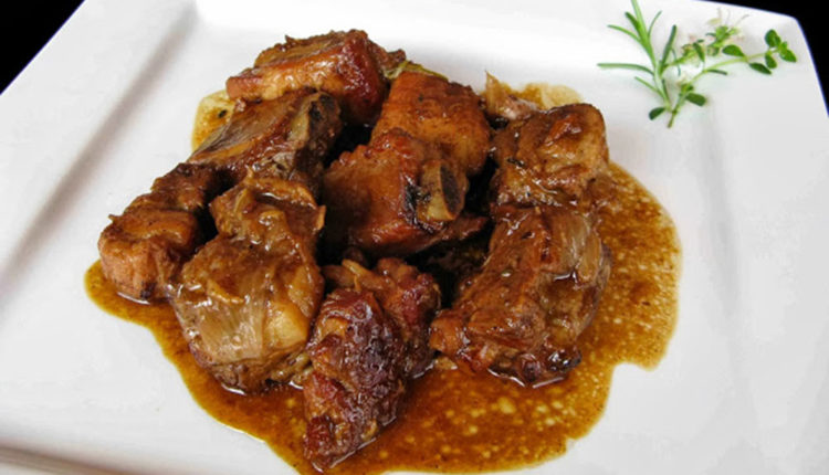 5) Costelles de porc amb salsa d’albergínia cuina generosa