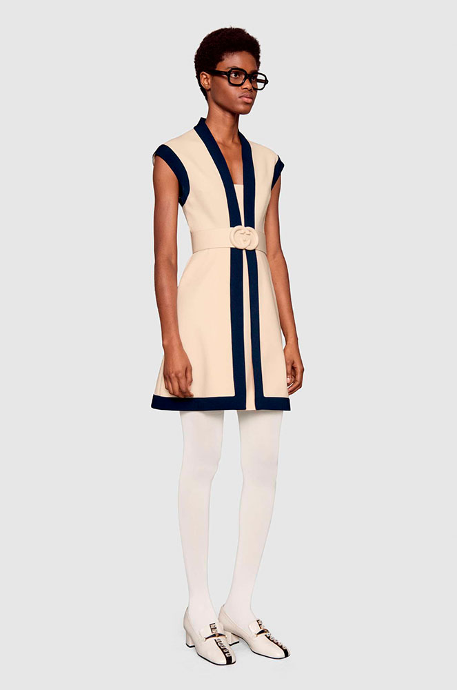 Look Gucci amb vestit de punt