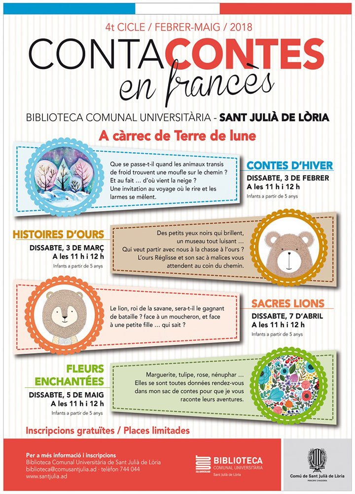 Agenda contacontes en francès