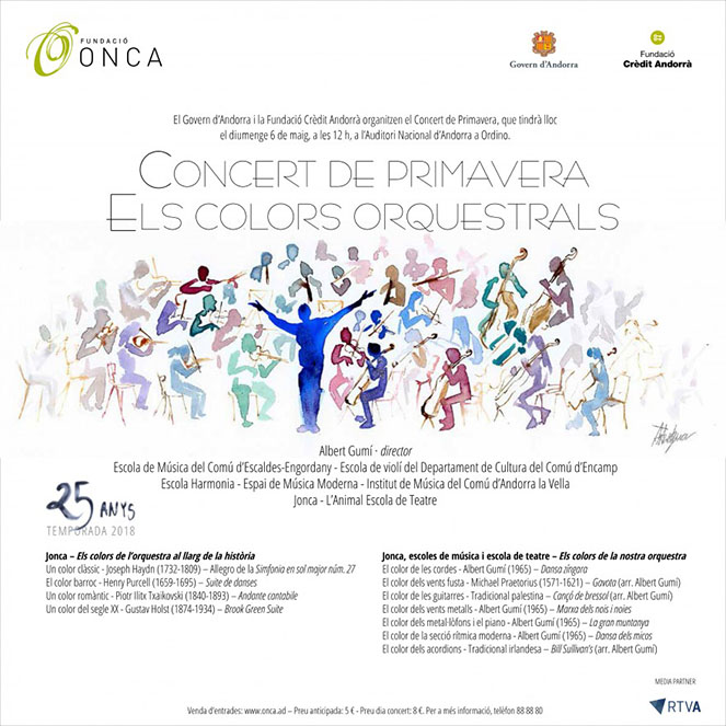 Agenda Onca temporada de concerts