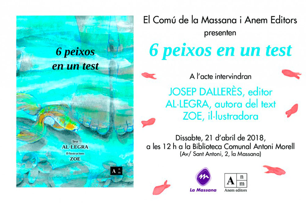 6 peixos en un test agenda