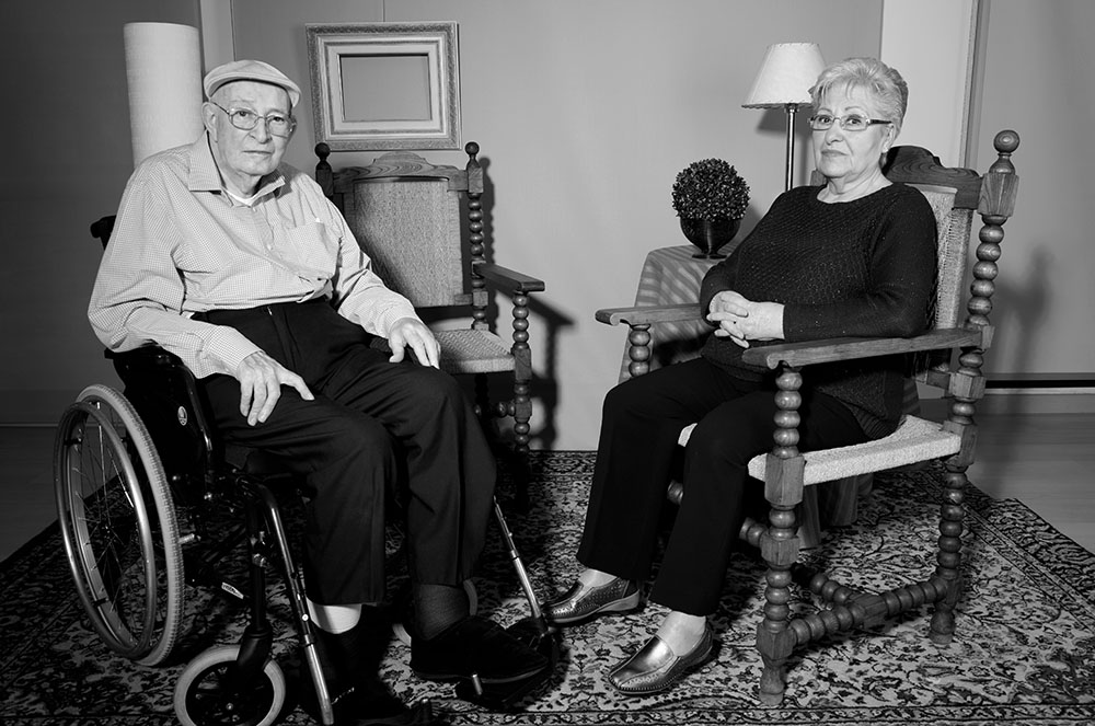 L'Agustí i la Roser a la sala d'estar