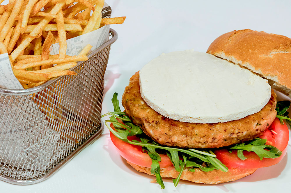hamburguesa vegana enoteca