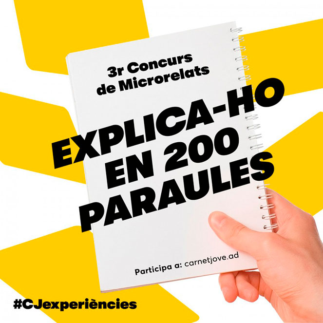 Agenda microrelats Carnet Jove