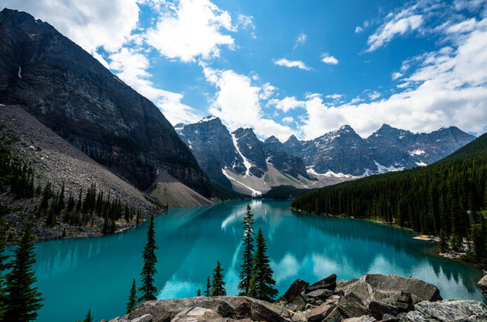 Canadà i Alaska moraine llac
