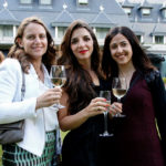 Noies a la presentació de Balmain