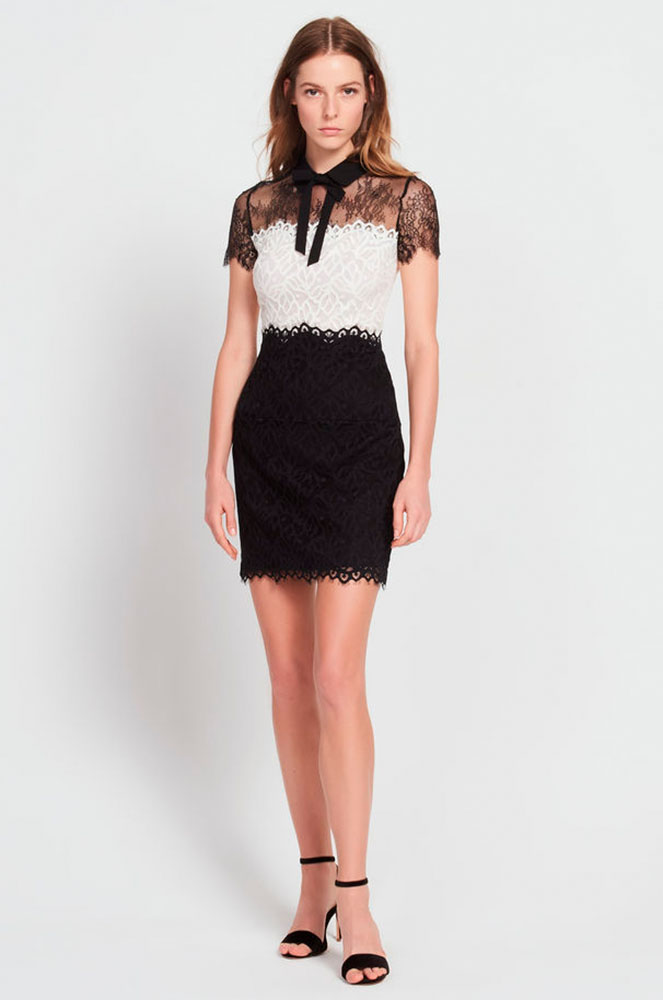 Vestit de Sandro amb blondes i transparències