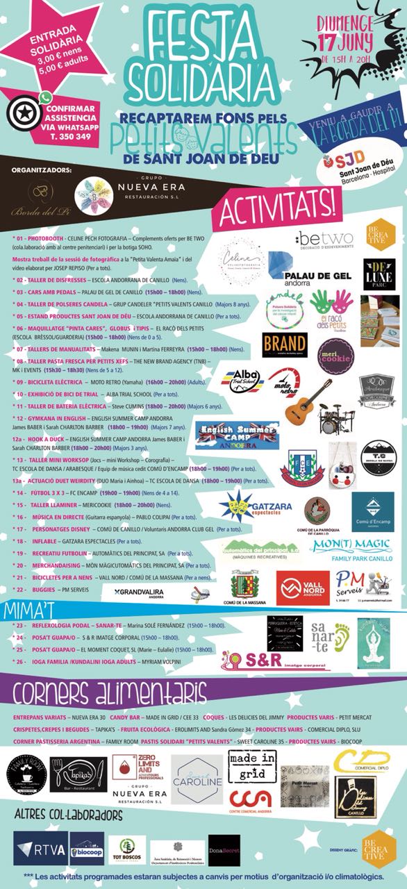 Festa solidària programació