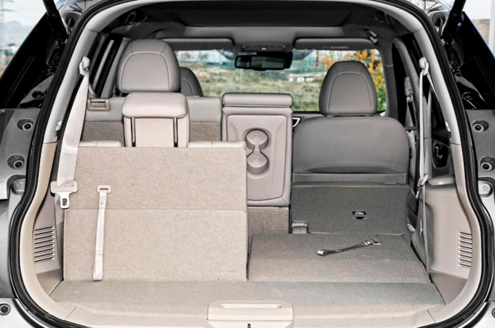 Interior darrere de Nissan X-Trail