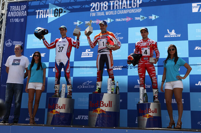 Toni Bou, guanyador del Trial Andorra