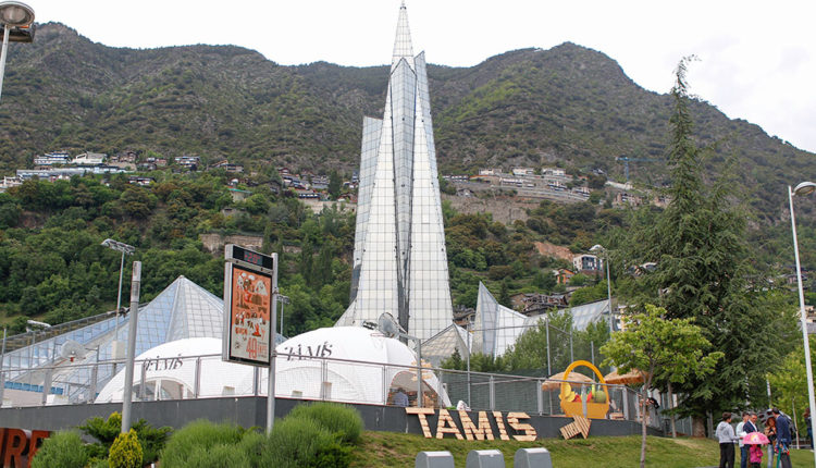 Vista del Tamis 2018 amb Caldea darrere