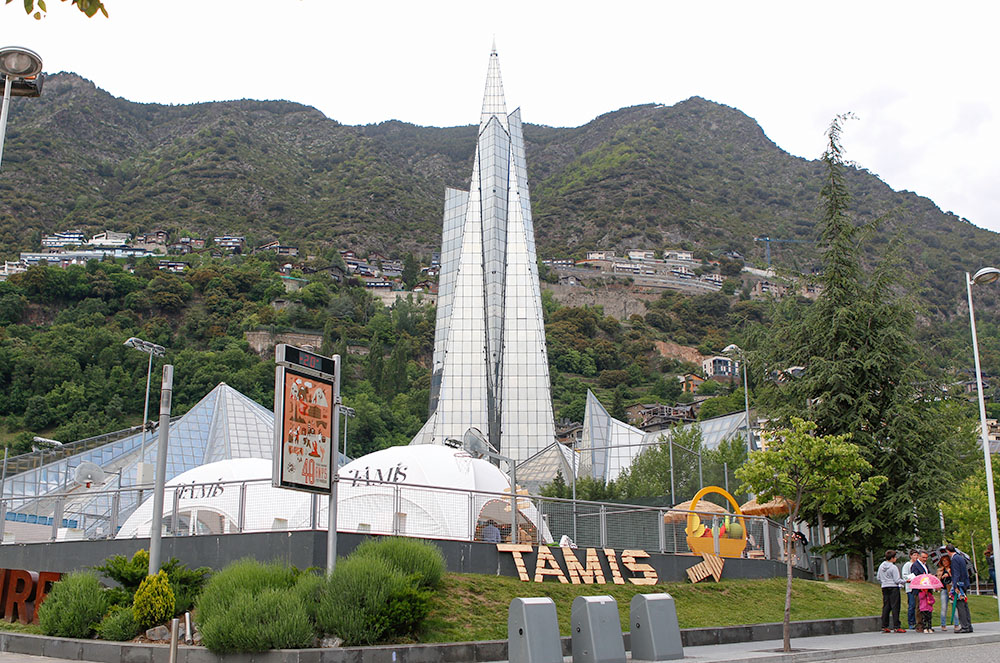 Vista del Tamis 2018 amb Caldea darrere