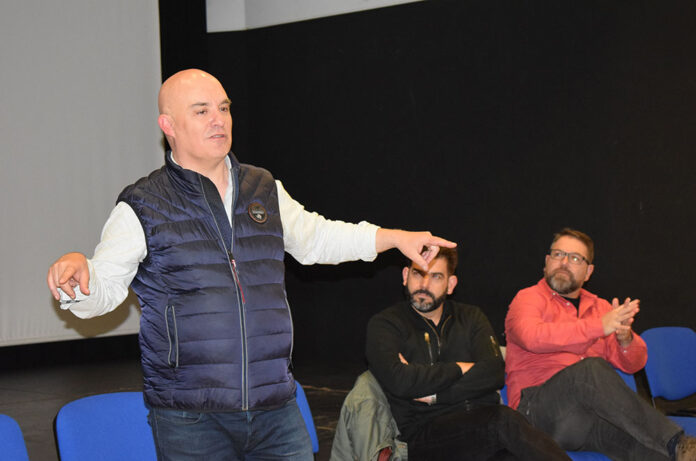 Albert Villaró a la presentació del seu llibre