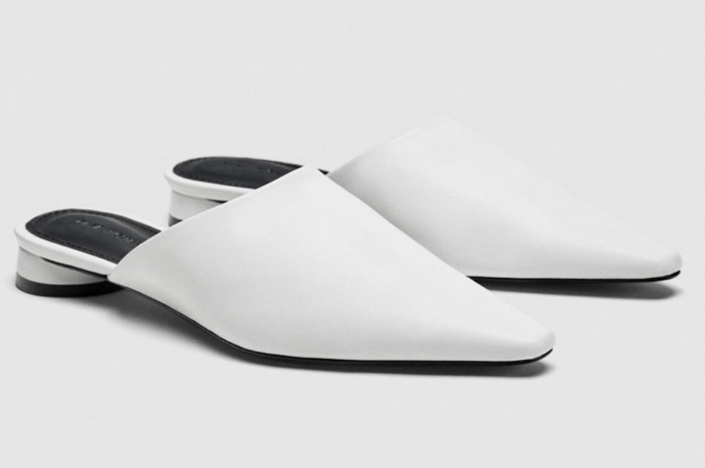 Mules de pell zara