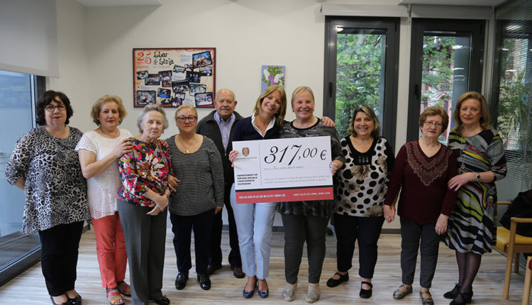 Lliurament de xec a autea