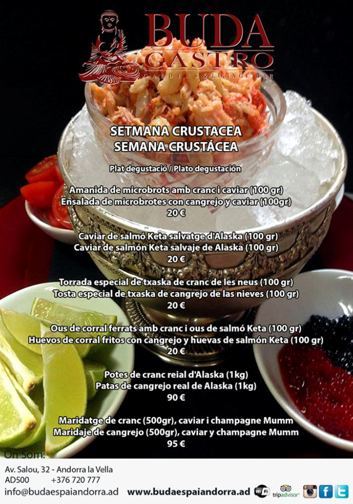 Setmana dels Crustacis Buda Gastro