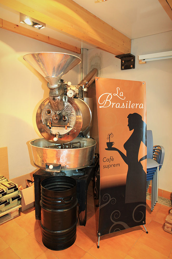 Maquinària de cafè La Brasilera