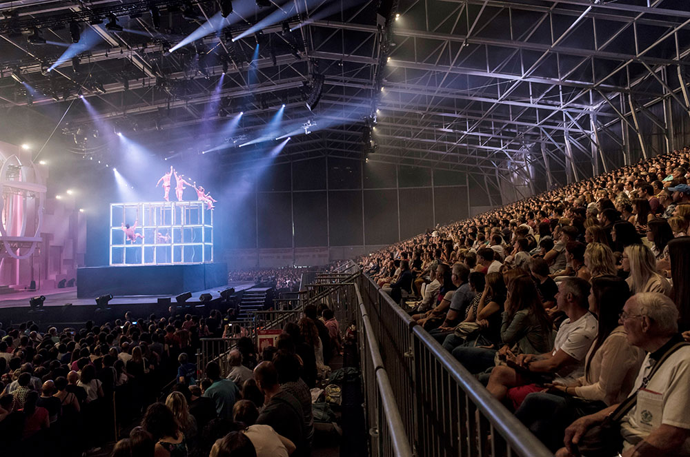 Públic a l'espectacle del Cirque du Soleil a Andorra