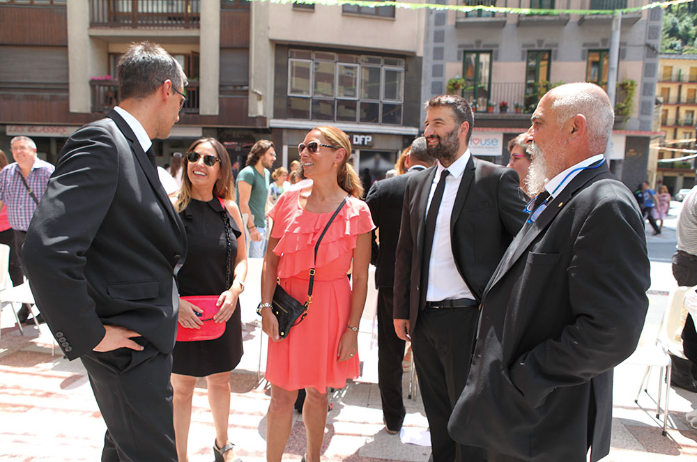 Autoritats d'Escaldes-Engordany a la festa major