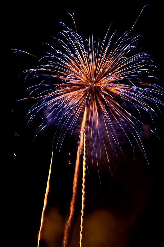 Jocs d'artifici a la festa major d'encamp