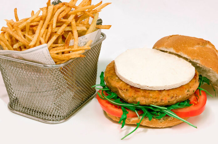 Hamburguesa Vegana de Patrick Mariot L'Enoteca