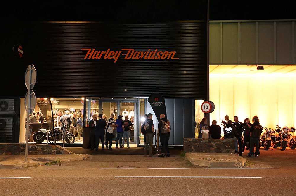 Façana Concessionari Harley Davidson Andorra
