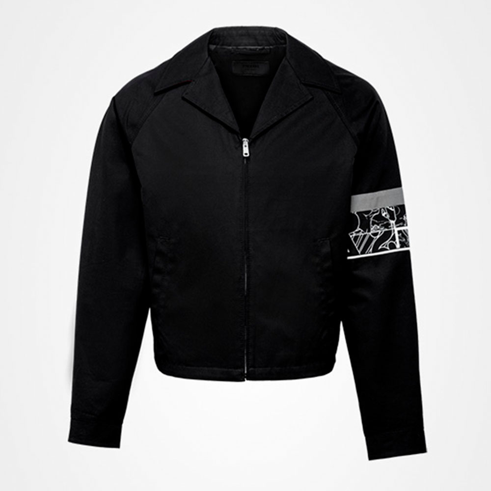 “Bomber” negra Prada