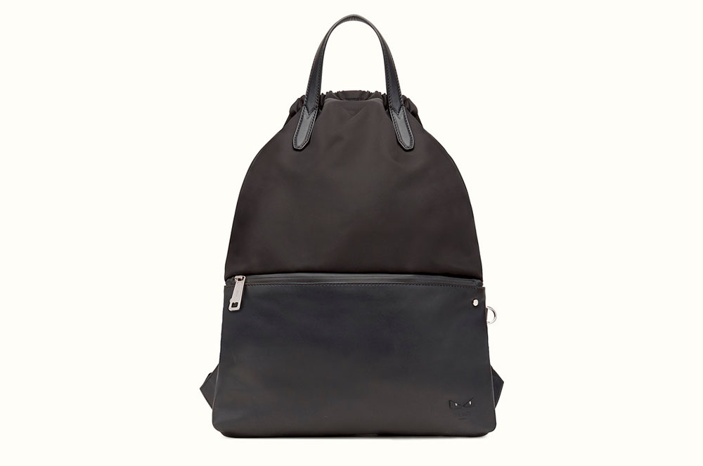 Motxilla de pell fendi