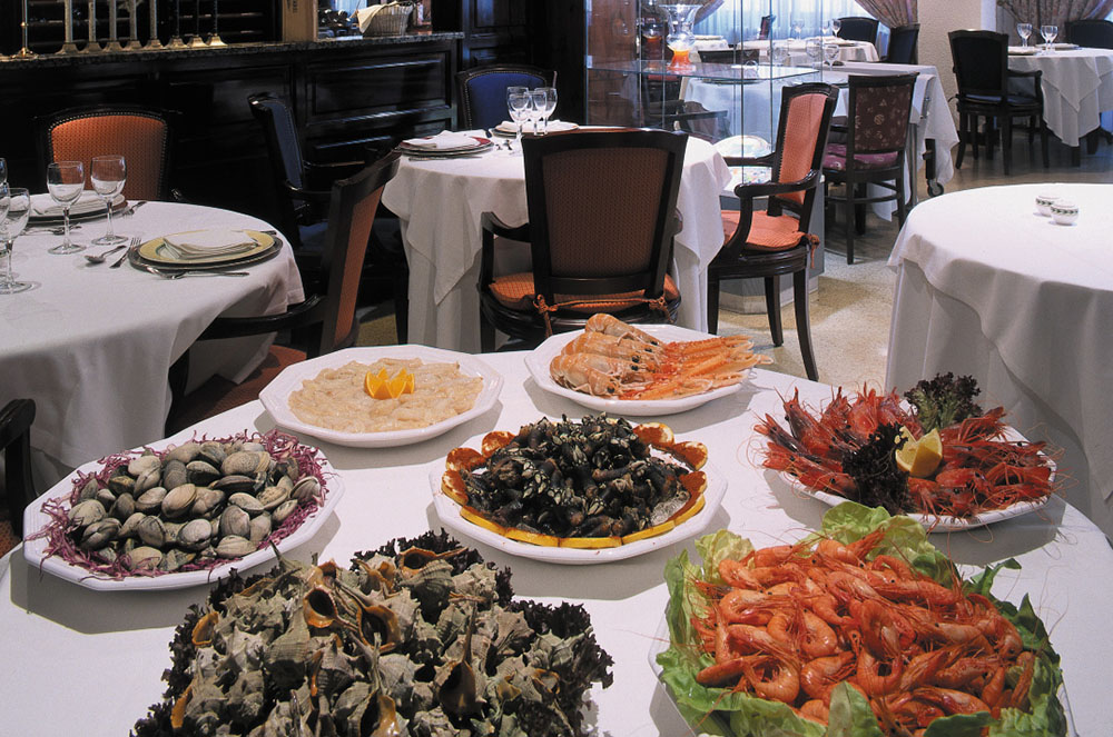 Taula de menjars A Casa Canut