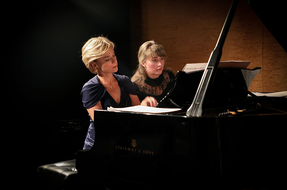 Pianistes Svetlana Voropaeva i Elena Tezeykina
