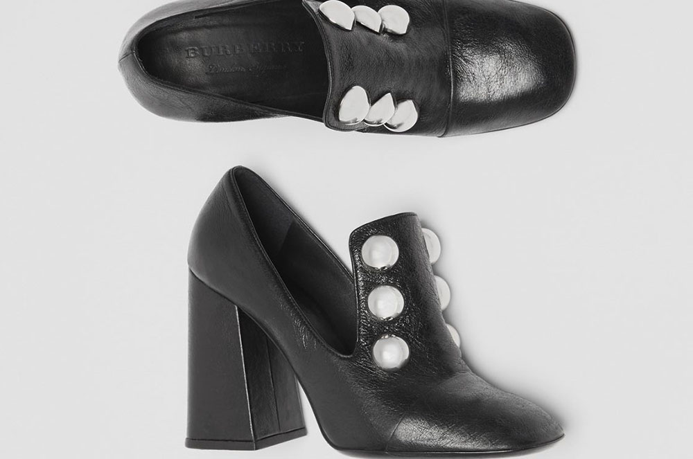 Botins de pell burberry