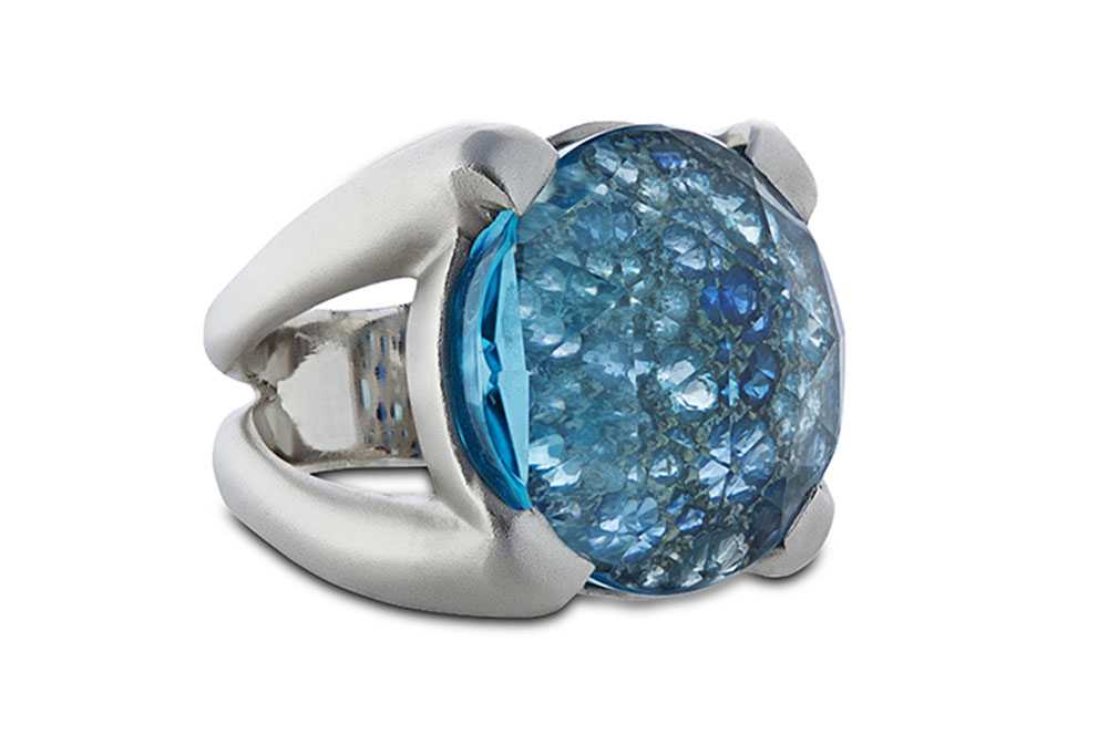 Anell d’or blanc vasari