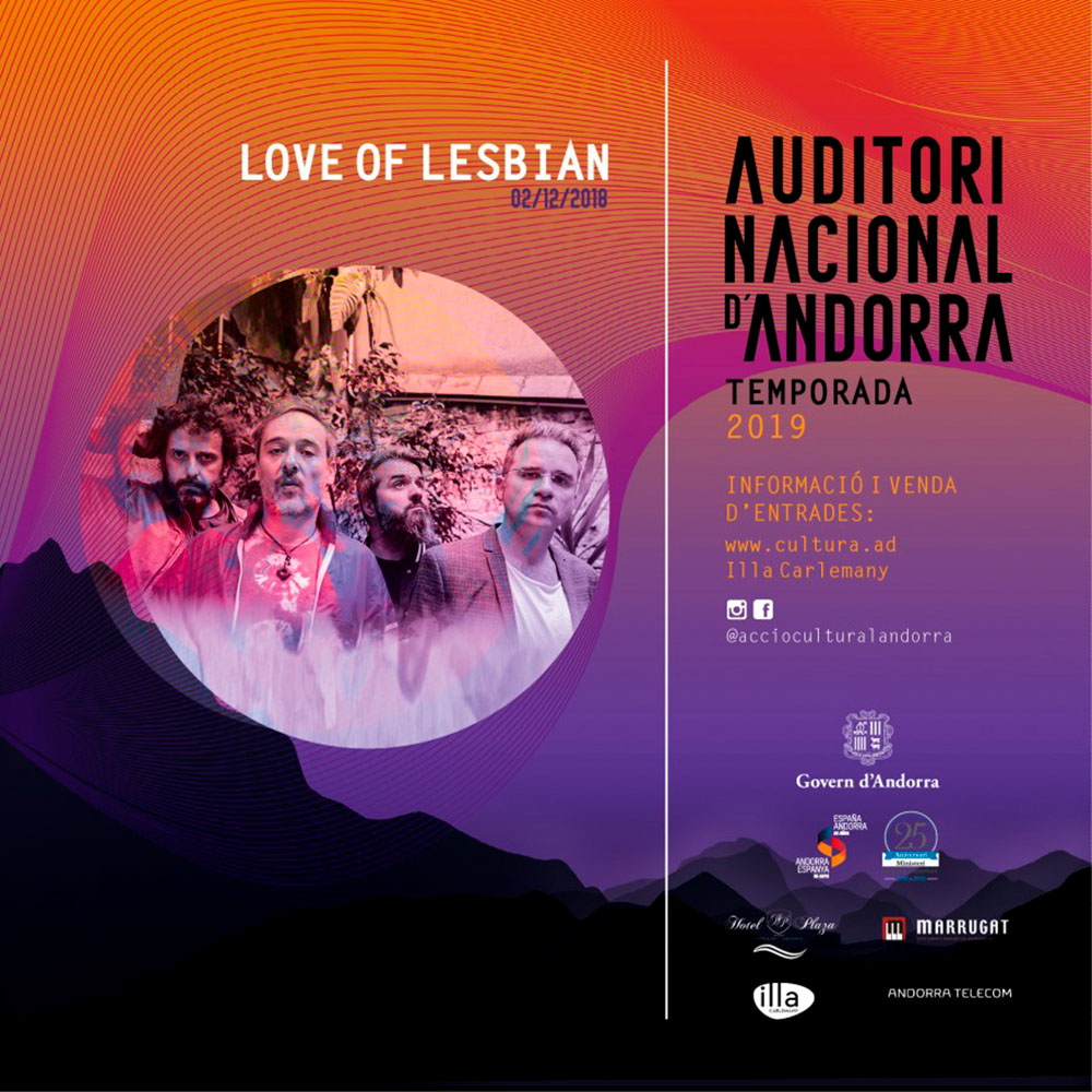 Flyer esdeveniment love of lesbian andorra