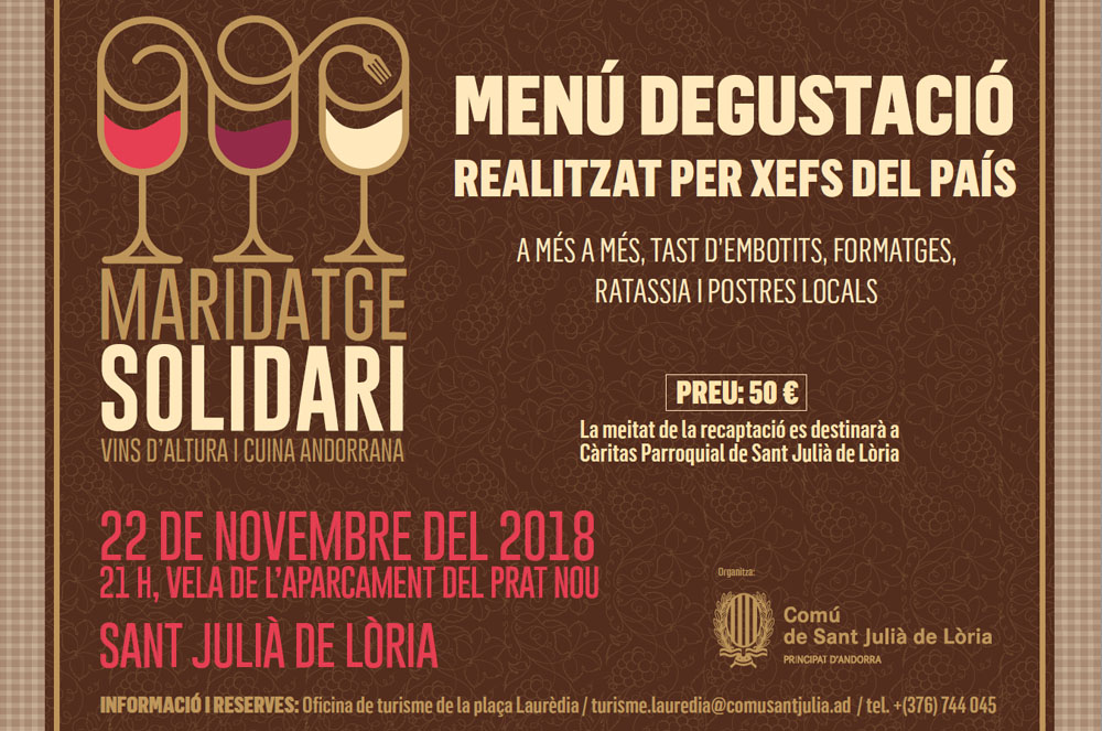Flyer maridatge solidari sant julià de lòria