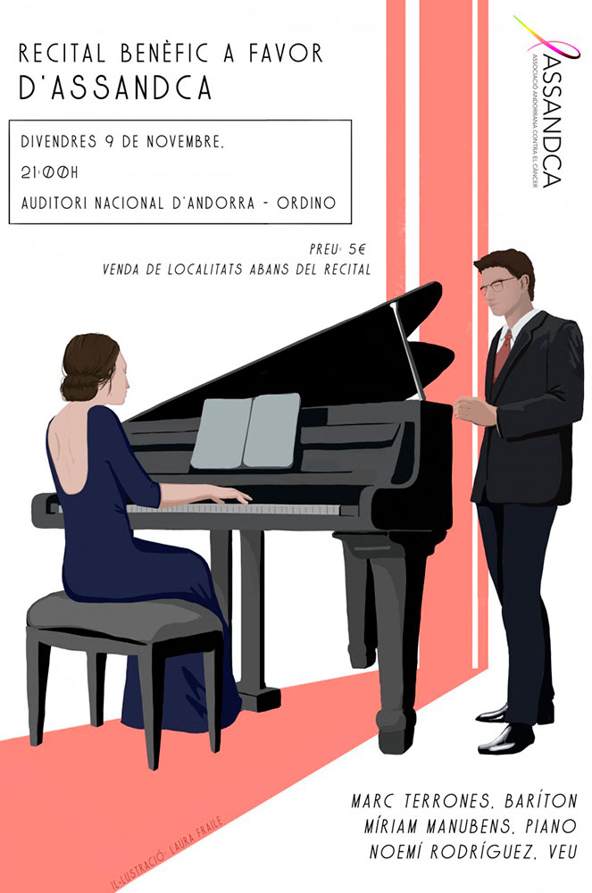 Recital de lied benèfic a favor d'ASSANDCA agenda