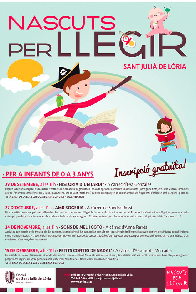 agenda Nascuts per llegir