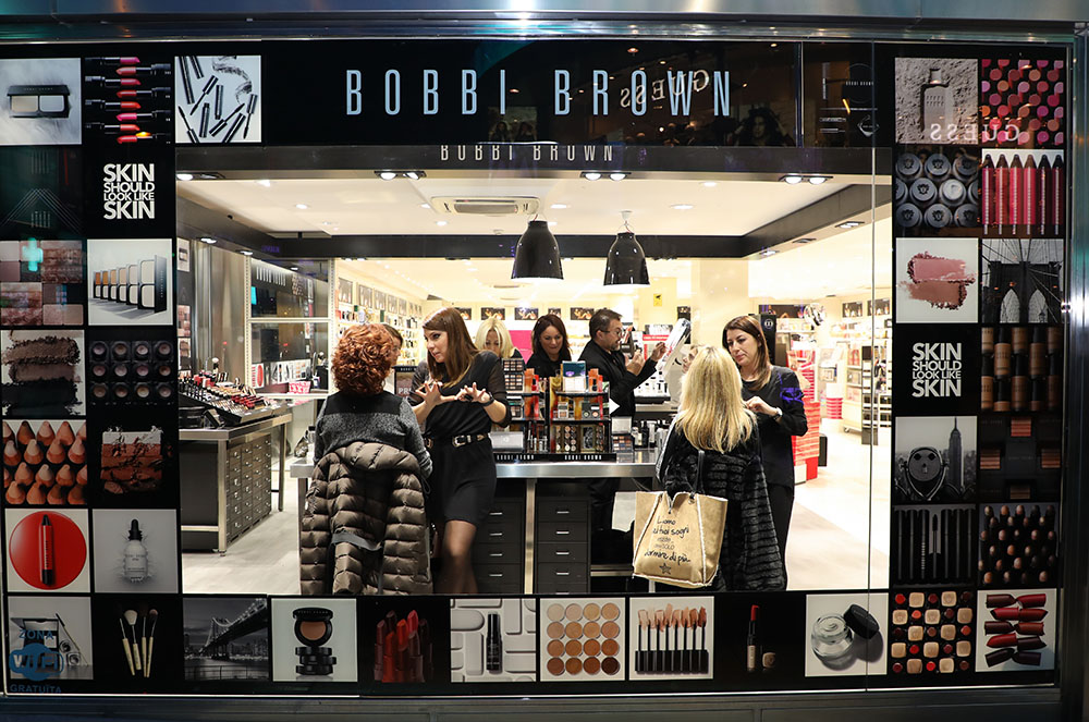 corner bobbi brown a gala perfumeries