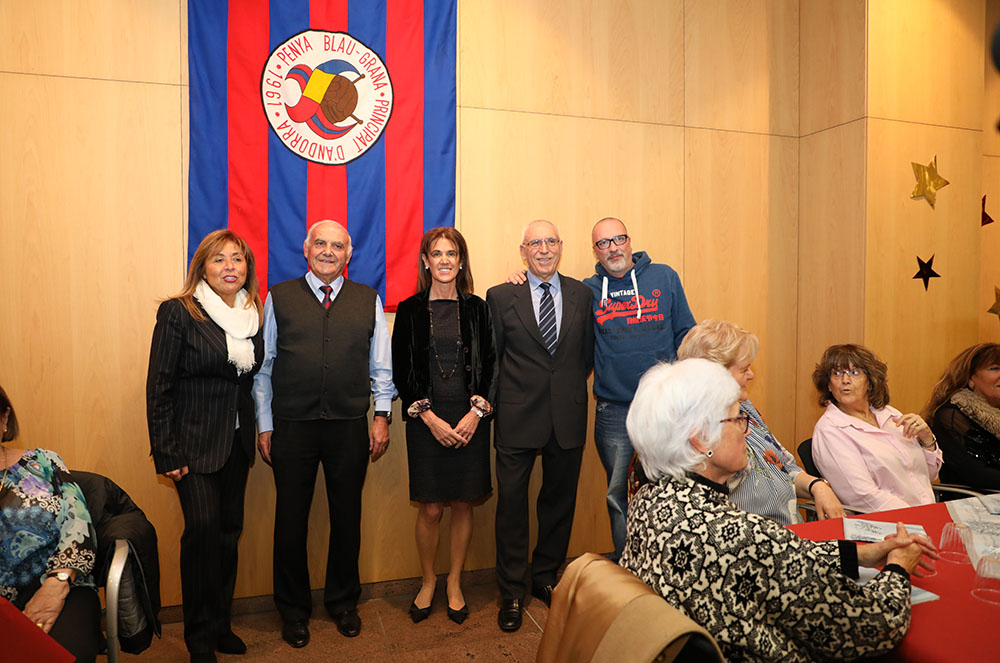 Autoritats Comú d'Andorra la Vella i Penya Blaugrana