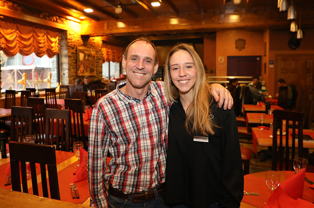 Xef Toni i Armanda Gomes del Restaurant El Solà