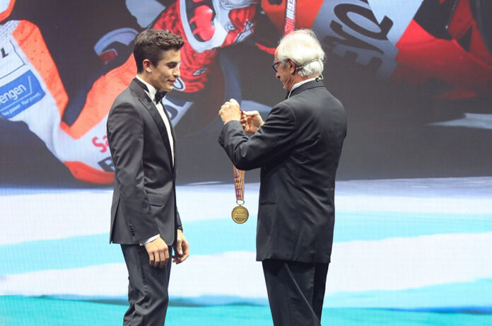 Premiació a Marc Màrquez FIM awards 2018 andorra
