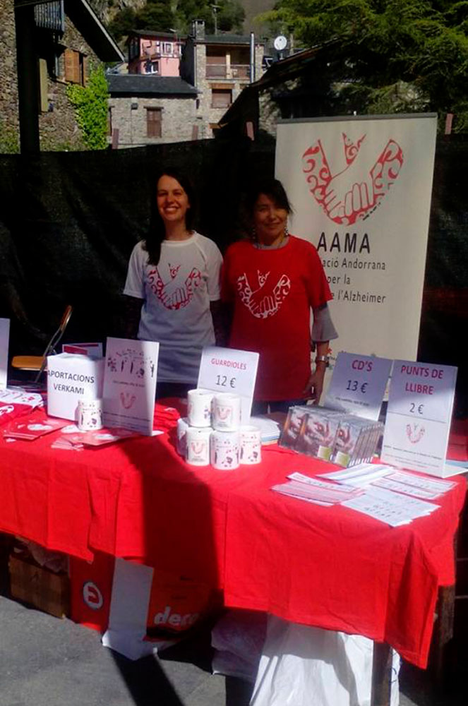 Personal de l'ONG Alzheimer andorra