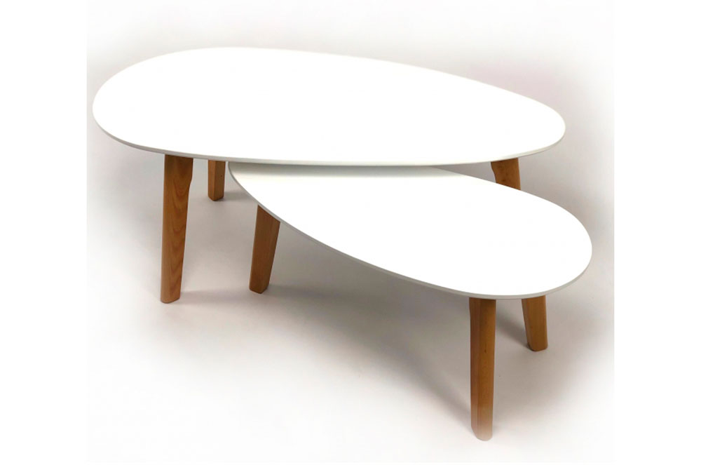 Taula de color blanc