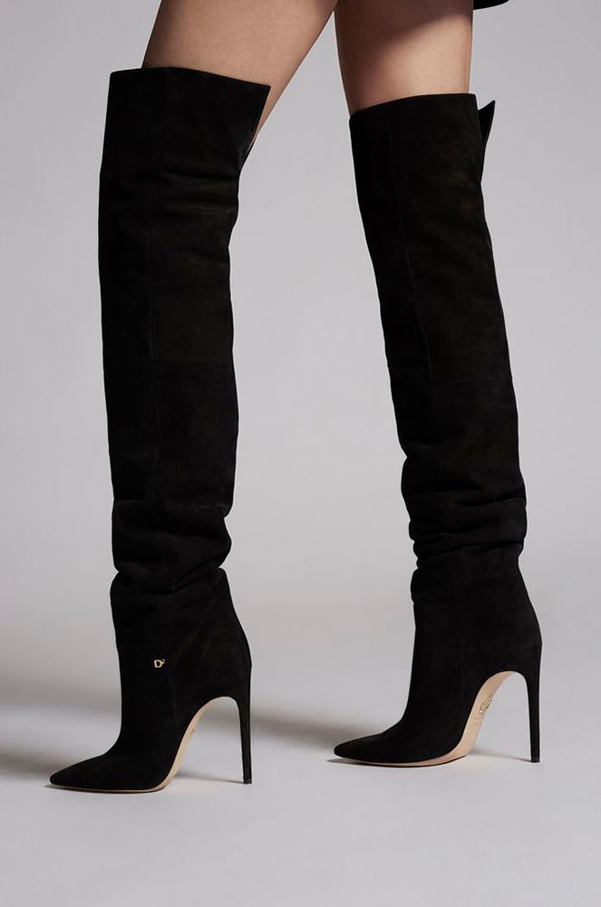 Botes de vellut dsquared2