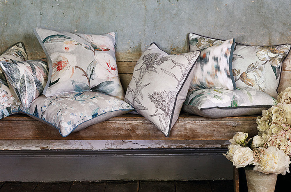 Coixins gardènia blanc