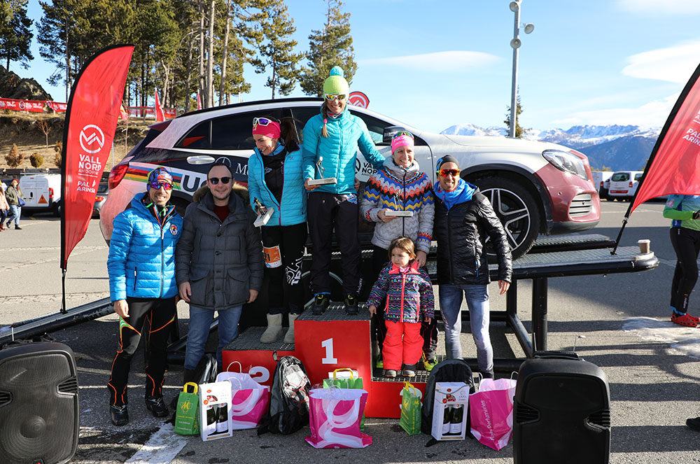 Podium femení Pal Skimo VIP 2019