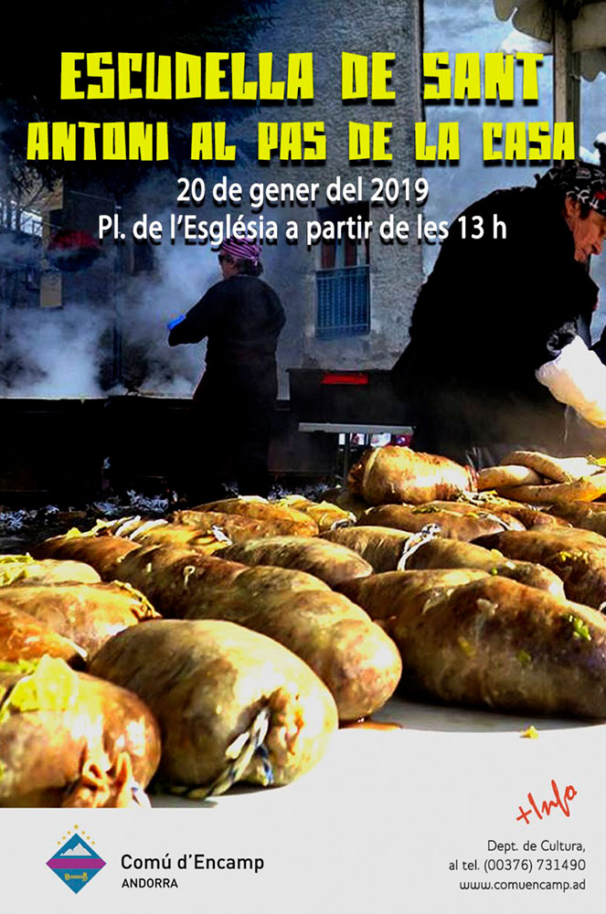 Escudella de Sant Antoni Agenda Pas de la Casa