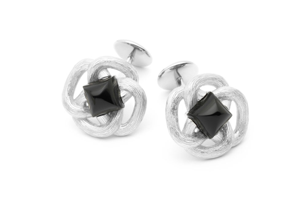 Botons de puny d’or blanc vasari