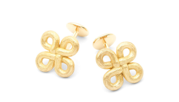 7 PVP 1964€. BOTONS DE PUNY D’OR GROC DE 18 Q DE LA COL•LECCIÓ KNUT.